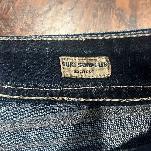 Silver jeans Suki Surplus bootcut jeans size 28/32 chunky  stitch in EUC - Picture 5 of 14